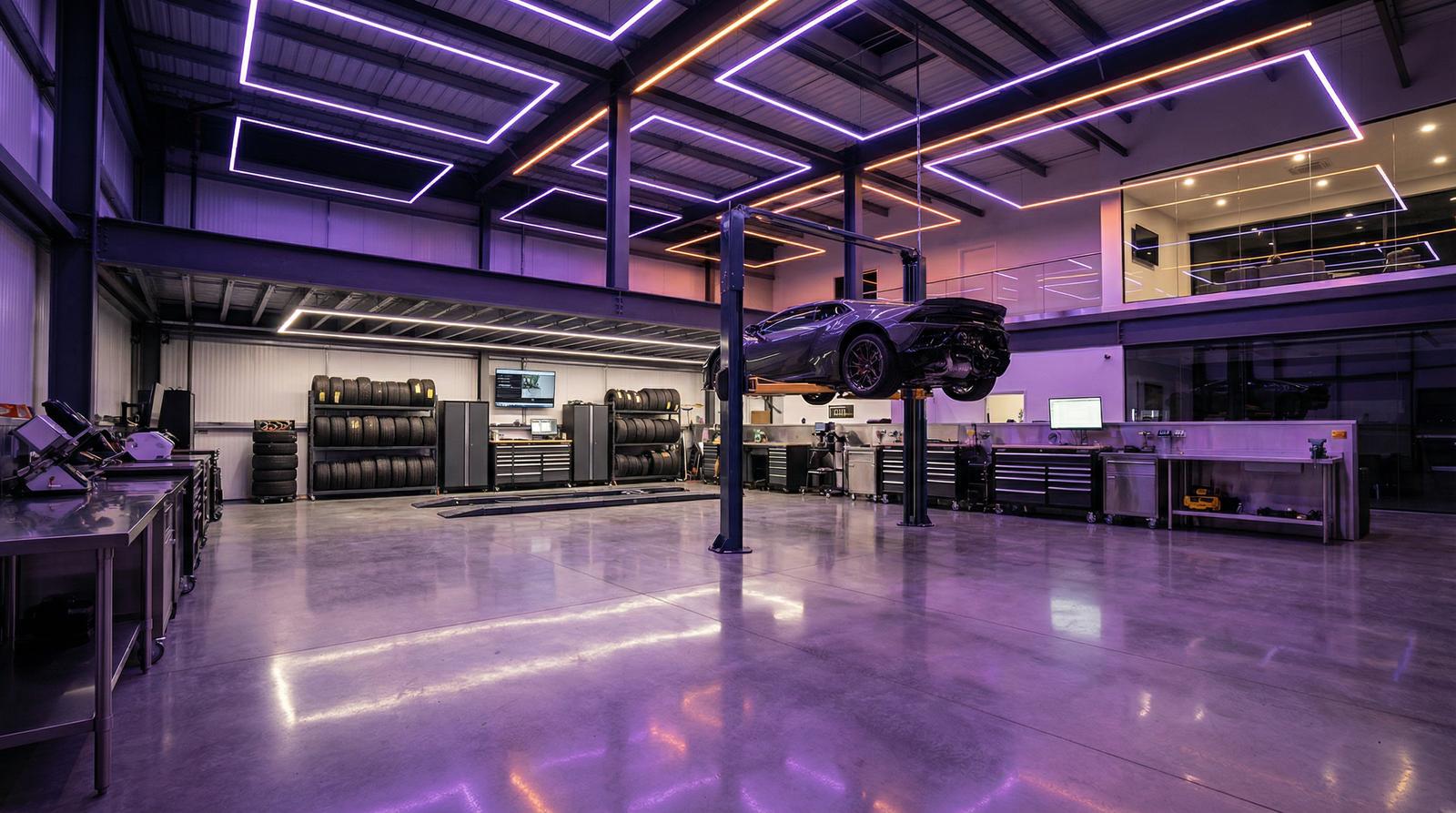 喷水改装工坊实景